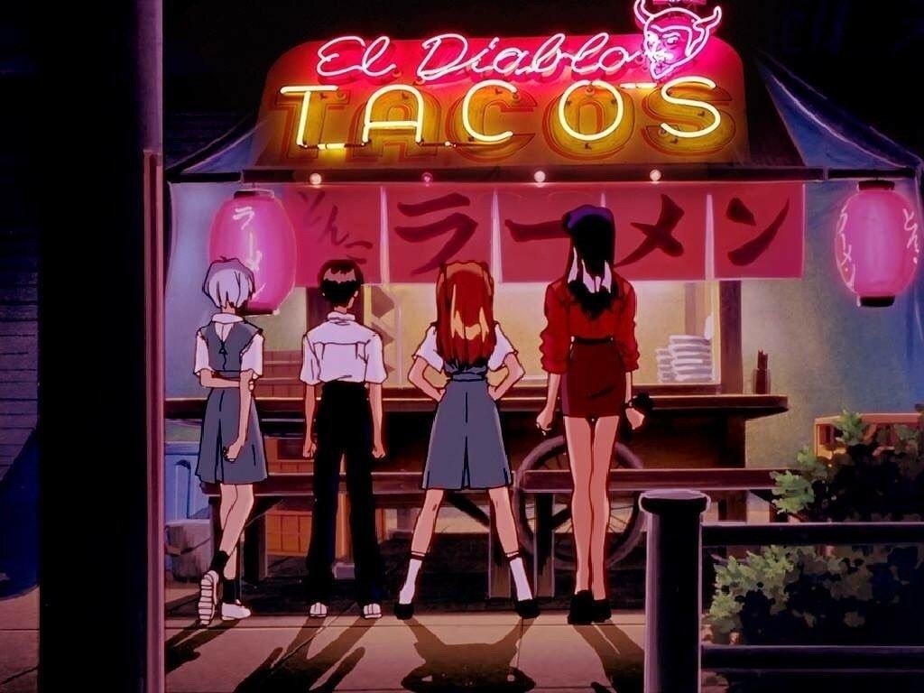 1024x768 90s Anime Aesthetic Phone Wallpaper Wallpaper Portal