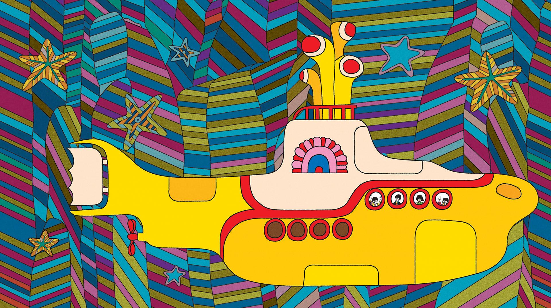 1920x1075 Yellow Submarine Wallpaper