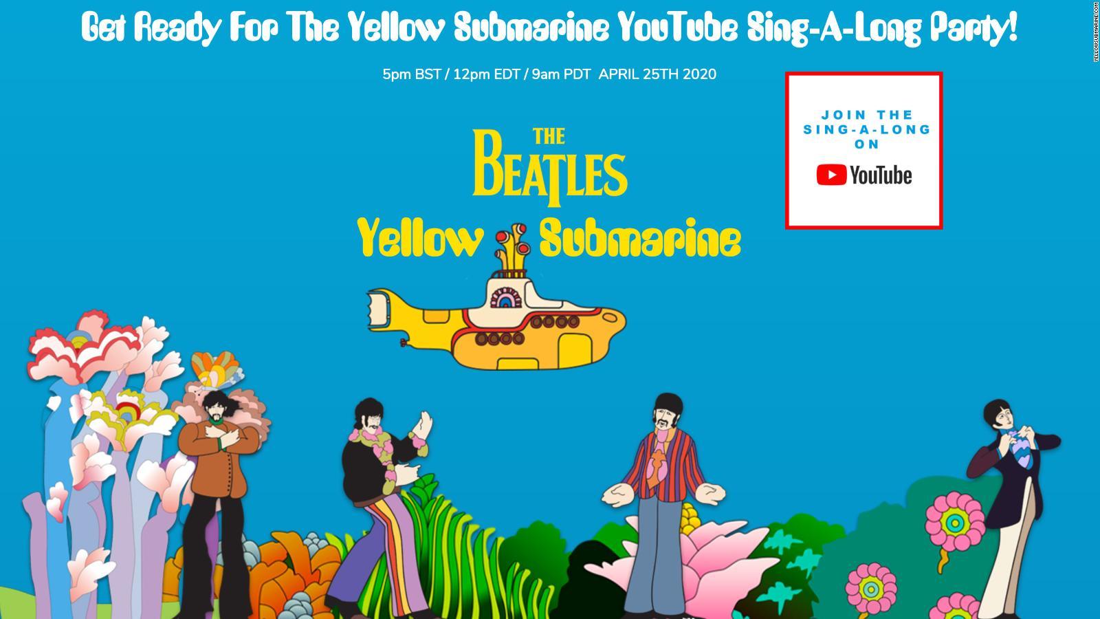 1600x900 Beatles Host 'Yellow Submarine' Sing A Long Watch Party