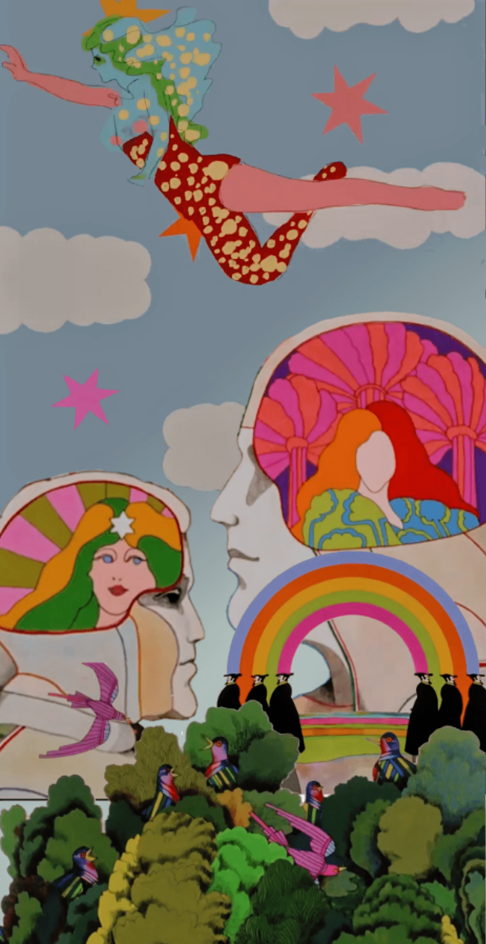 990x1920 Made a collage with screen caps from the Yellow submarine movie and thought you folks would enjoy: beatles