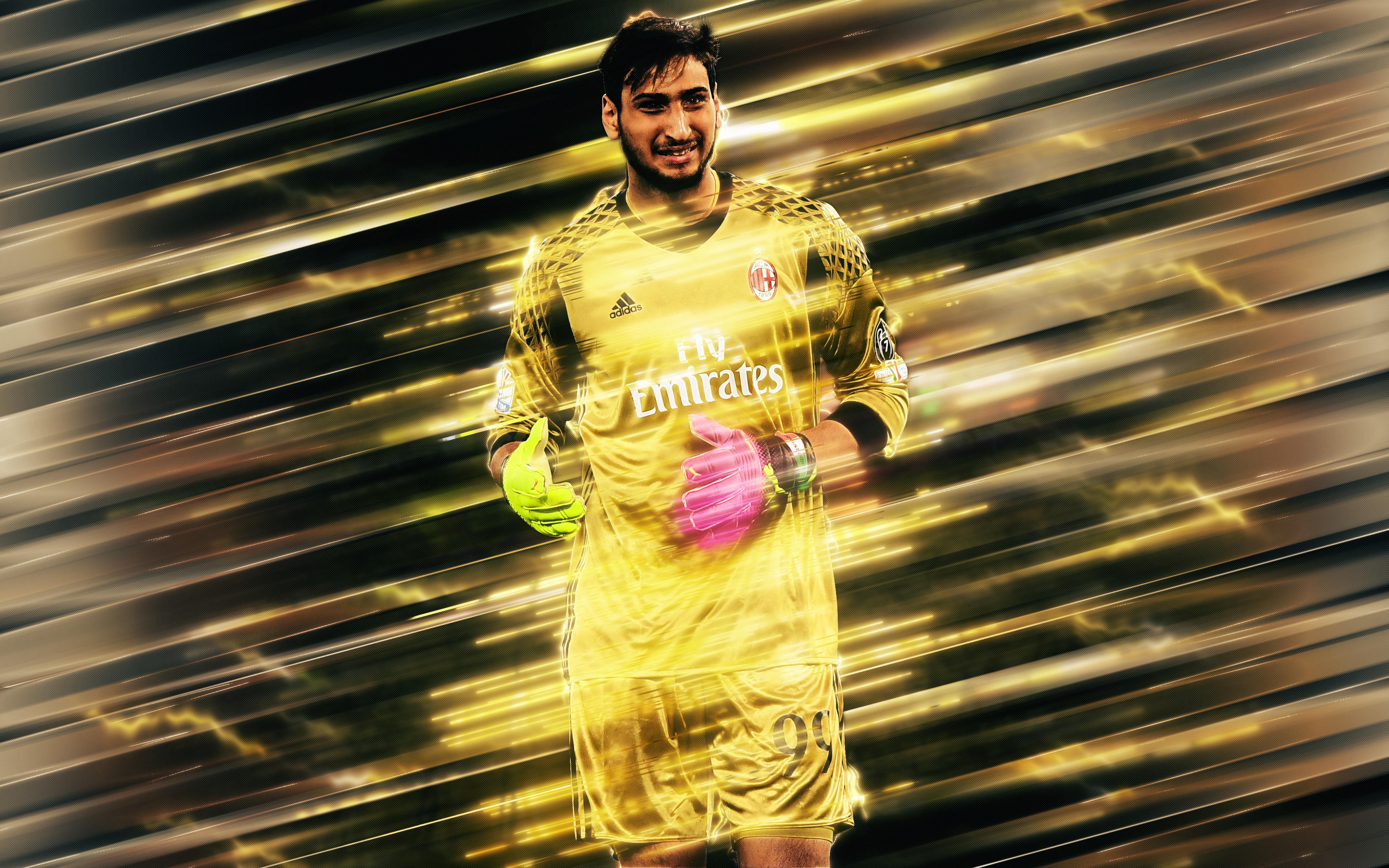 3840x2400 Gianluigi Donnarumma 4k Ultra HD Wallpaper