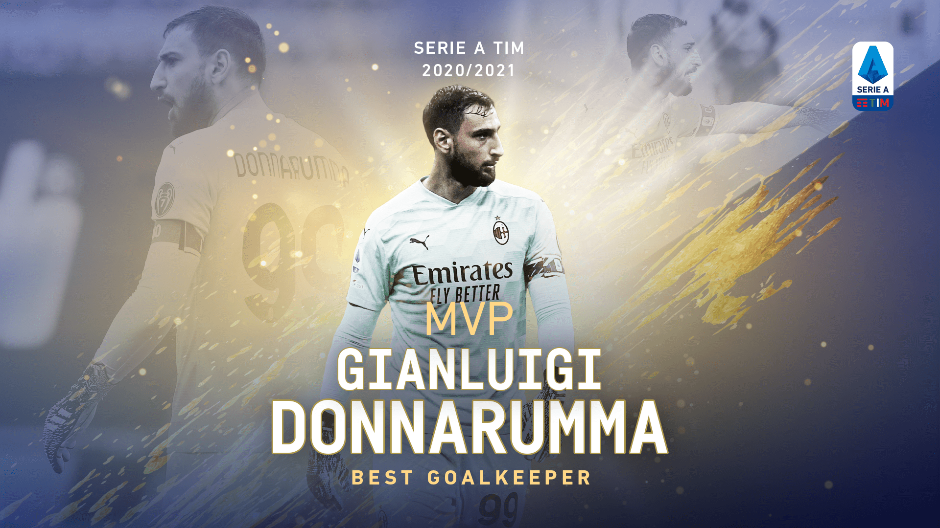 1920x1080 THE MVPs OF THE 2020 2021 SEASON: GIANLUIGI DONNARUMMA BEST GOALKEEPER. News. Lega Serie A