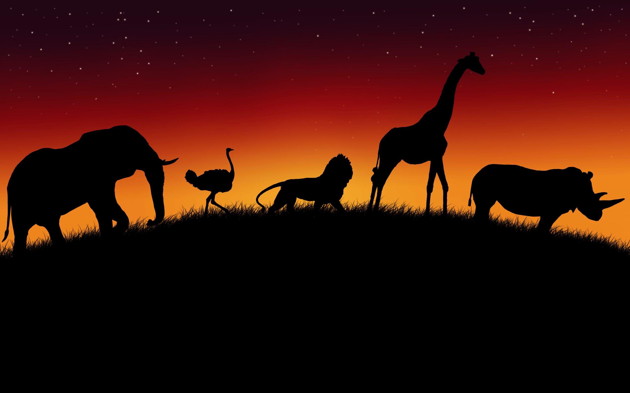 2560x1600 African Wildlife