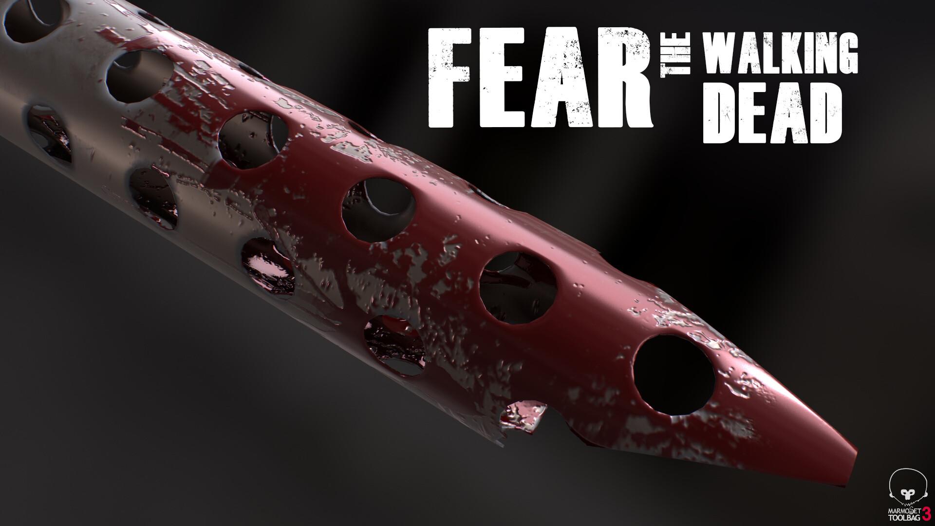 1920x1080 Fear The Walking Dead Alicia Clark Weapon, Akassh Borgaonkar ( Hard Surface Modeler)