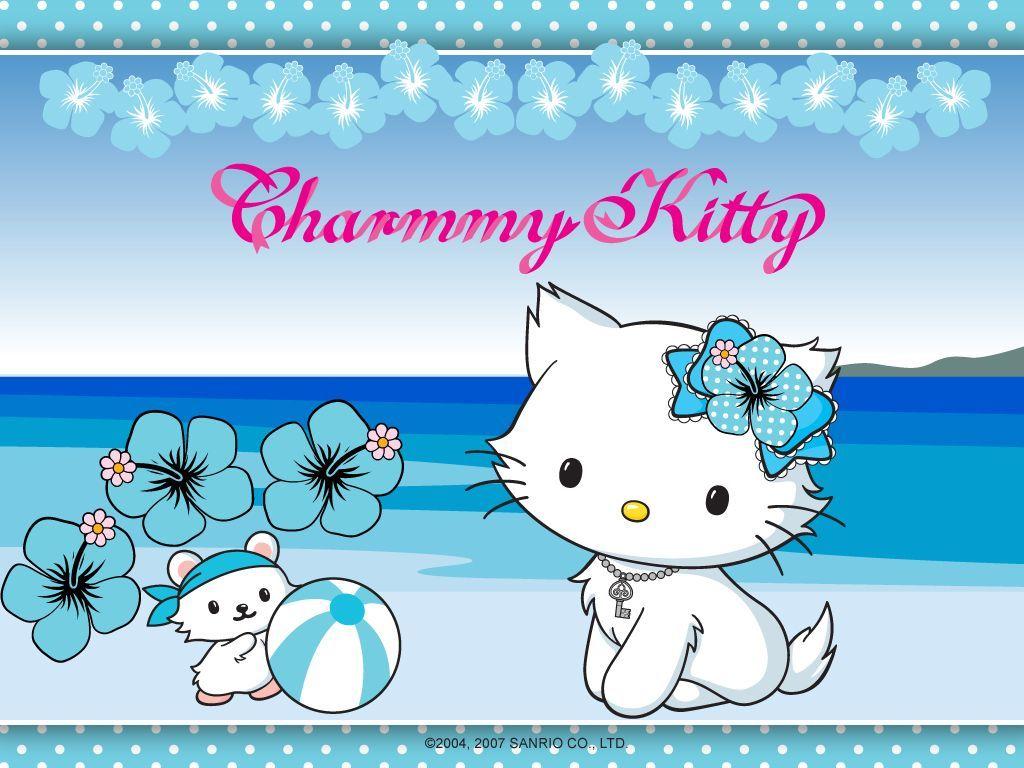 1024x768 Hello Kitty Beach Wallpaper, HD Hello Kitty Beach Background on WallpaperBat
