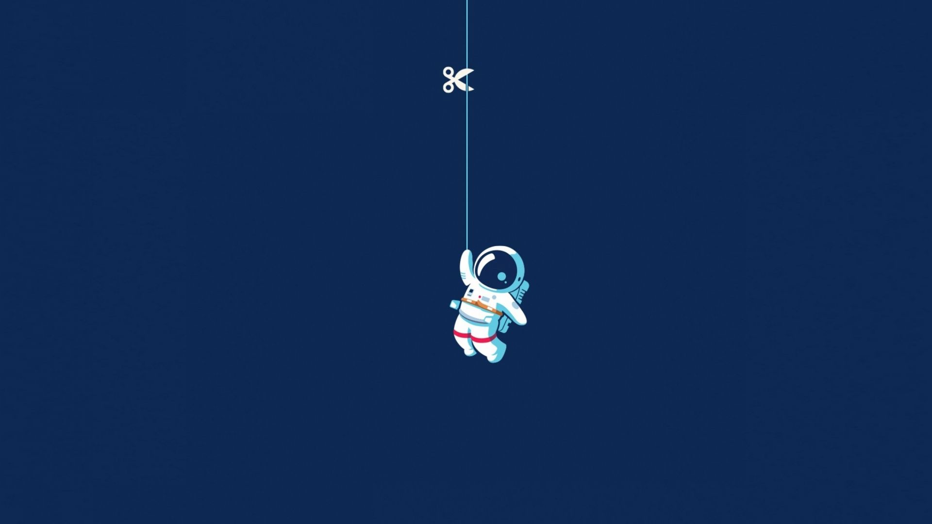 1920x1080 Desktop wallpaper astronaut, hang, minimal, HD image, picture, background, e300e4