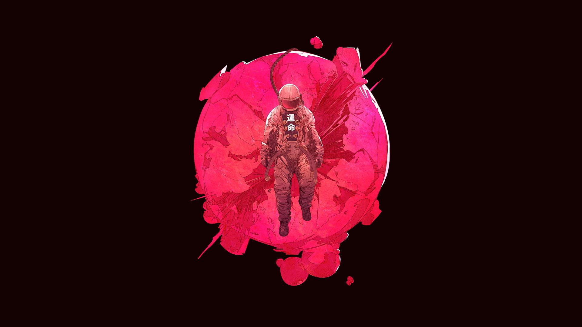 1920x1080 Minimal Astronaut [1920x1080]: wallpaper