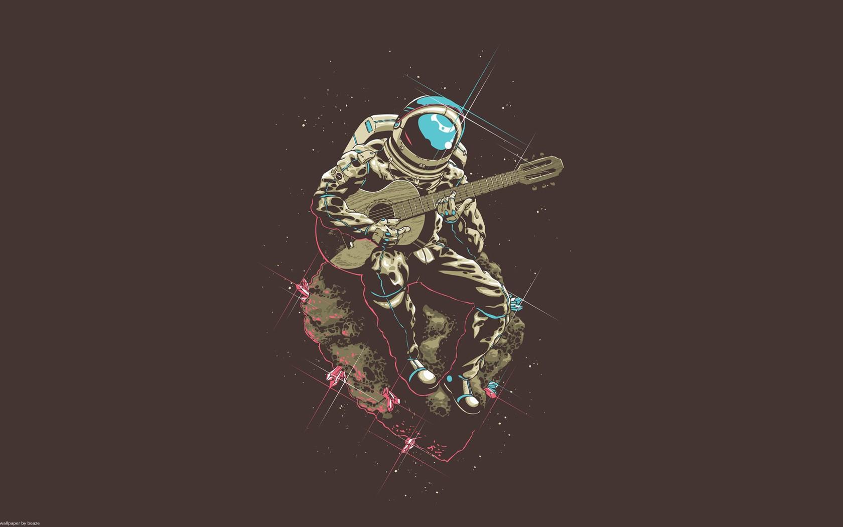 1680x1050 Cat Astronaut Wallpaper