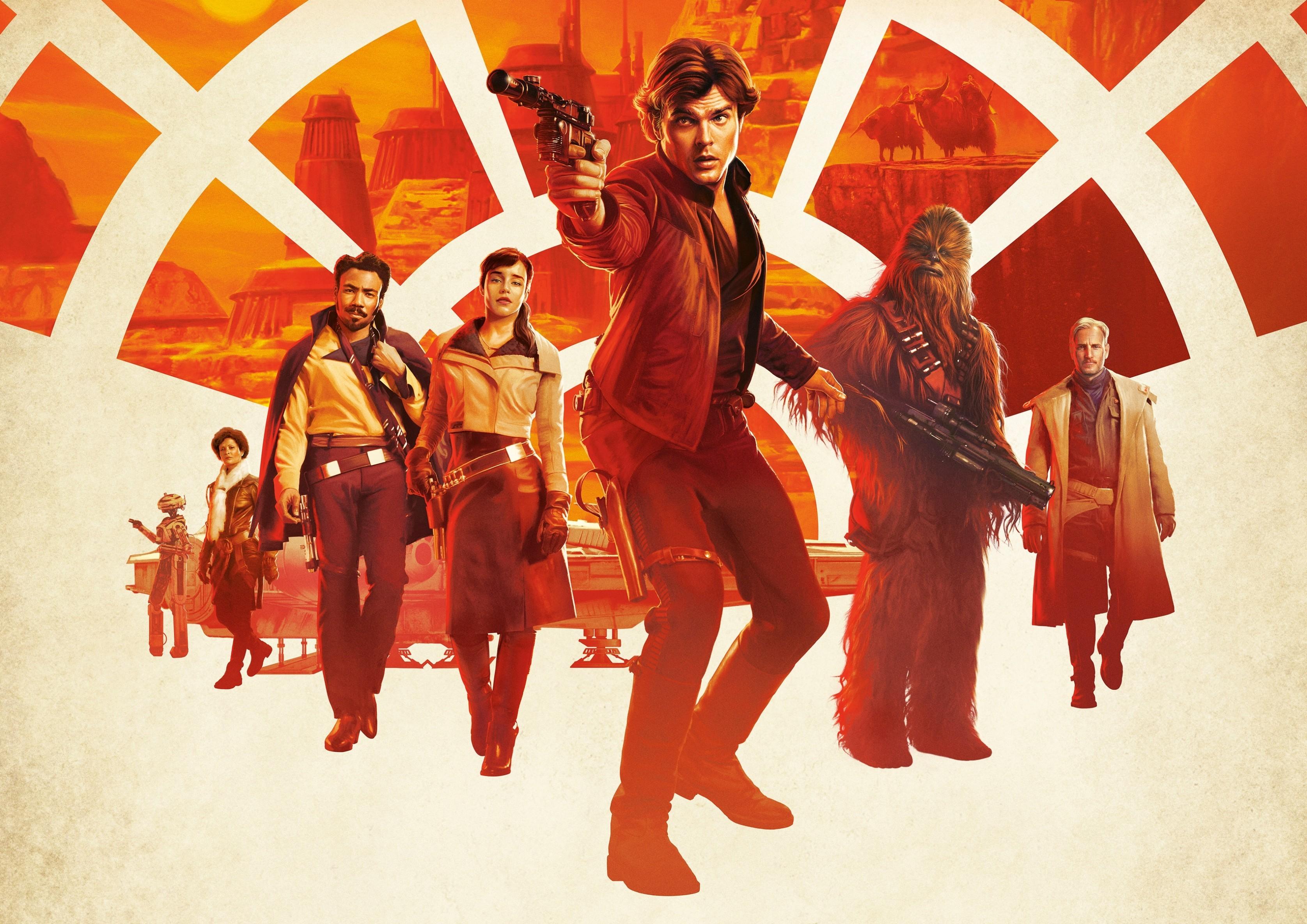 3351x2368 Download 3351x2368 Solo: A Star Wars Story, Artwork, Han Solo Wallpaper