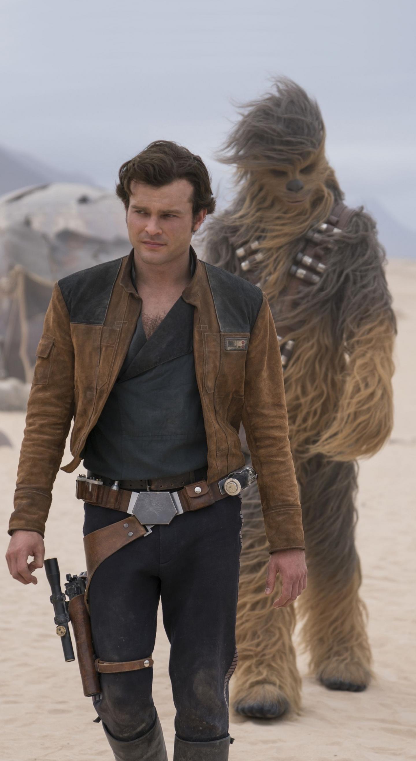1440x2630 Download 1440x2630 wallpaper han solo and chewbacca, movie, solo: a star wars story, samsung galaxy note 1440x2630 HD image, background, 6002
