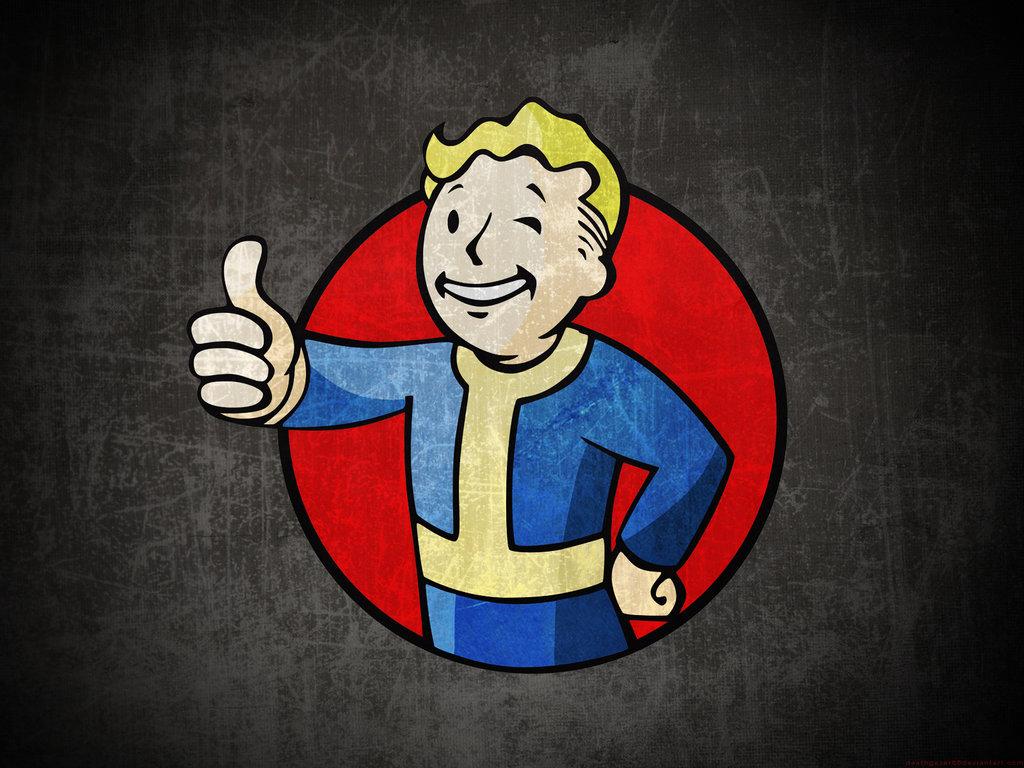 1024x768 Pip Boy Boy Thumbs Up