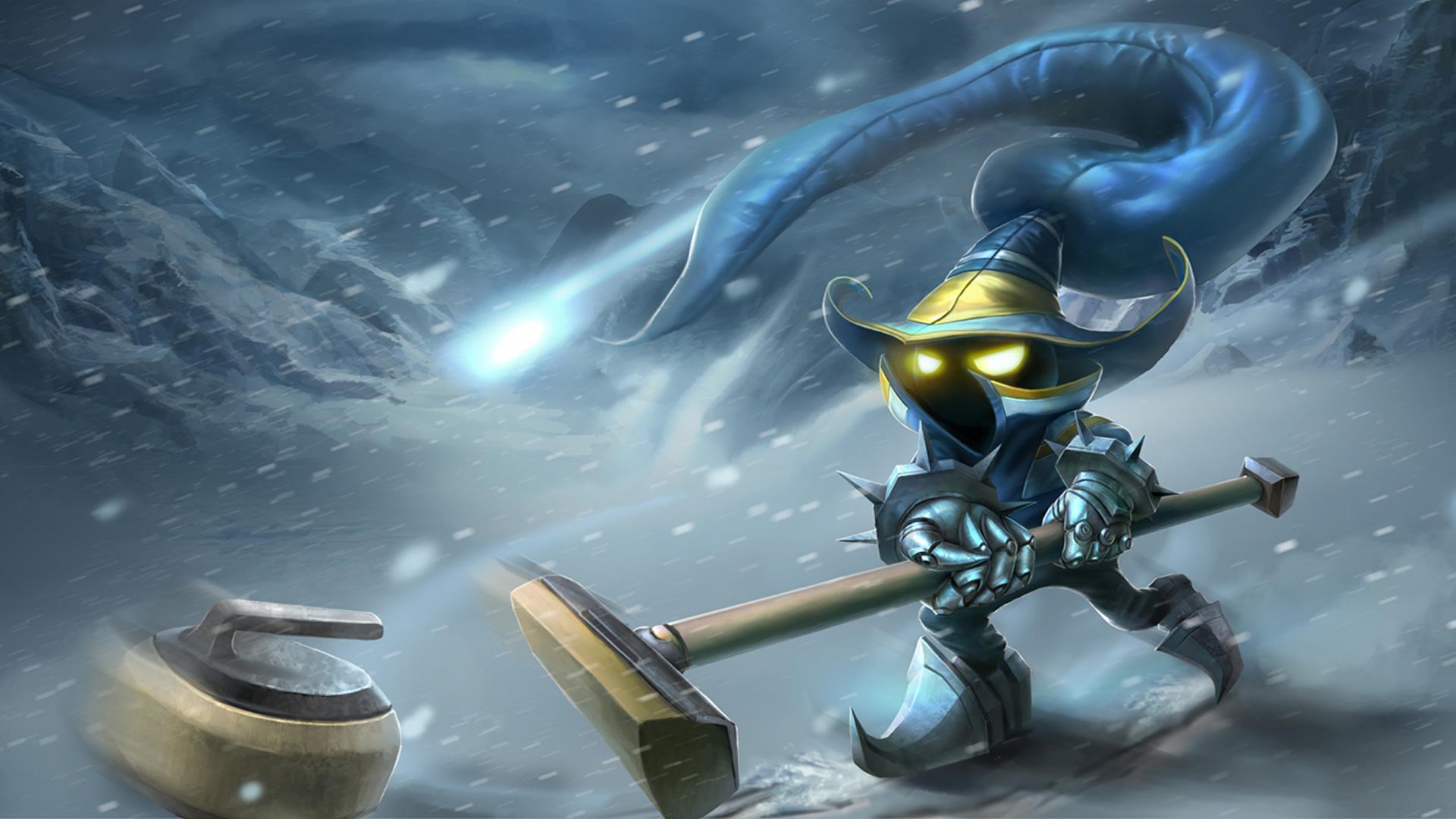 1920x1080 Curling Veigar Chinese Wallpaper