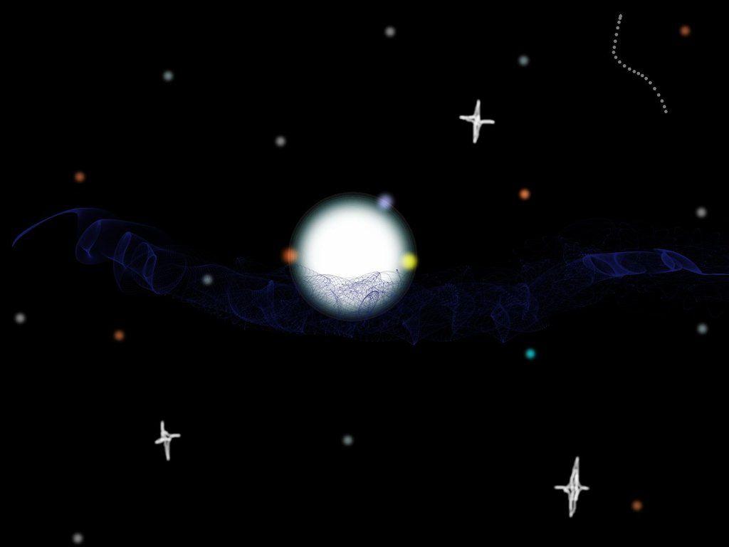 1024x768 A Weird Space Doodle