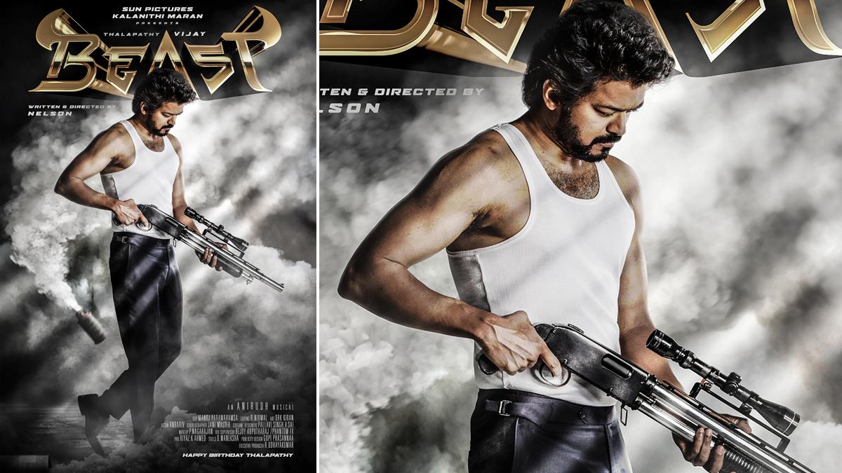 1200x675 Thalapathy Vijay's 65th Film Is Titled Beast; First Look Out (View Pic)