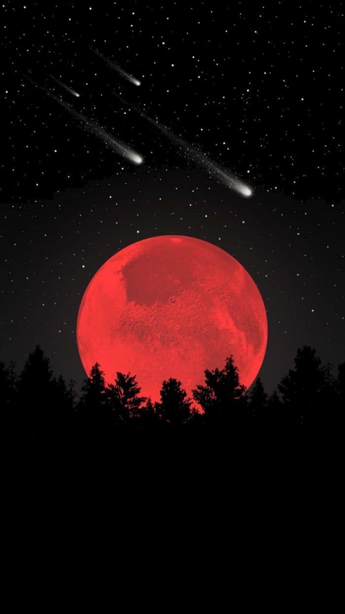 700x1244 Blood Moon Itachi Moon Wallpaper