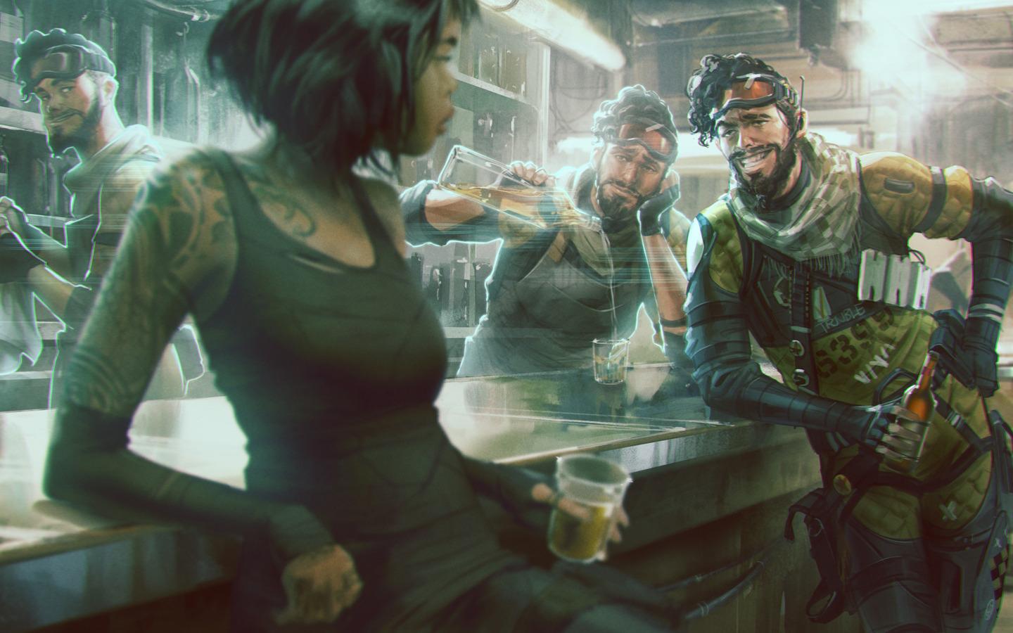 1440x900 Apex Legends In Bar 1440x900 Resolution HD 4k Wallpaper, Image, Background, Photo and Picture
