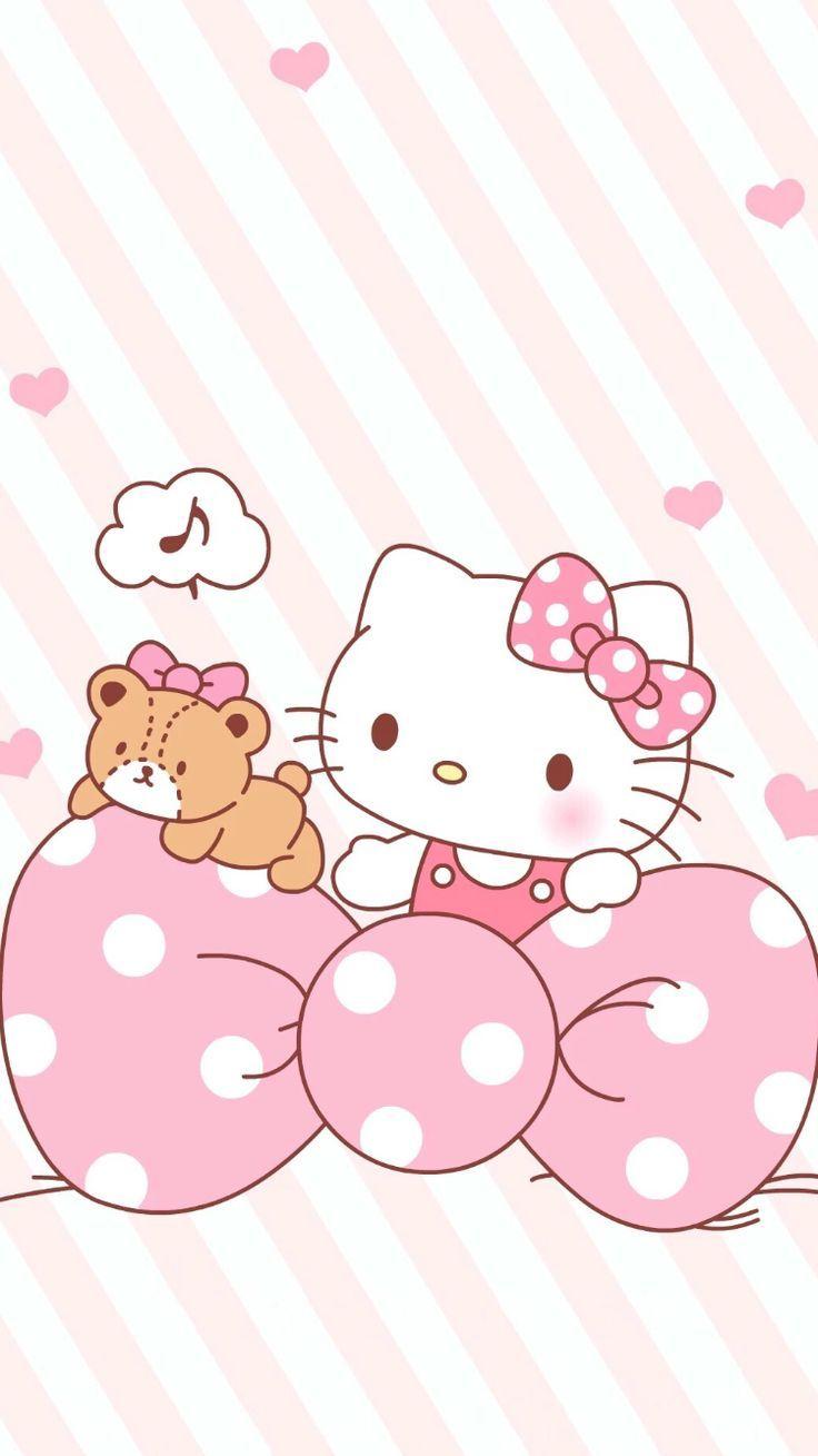 736x1309 Kawaii Hello Kitty Wallpaper