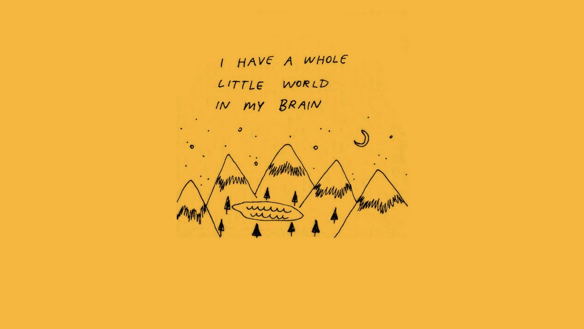 1920x1080 Wallpaper Computer Yellow Aesthetic Live Wallpaper HD