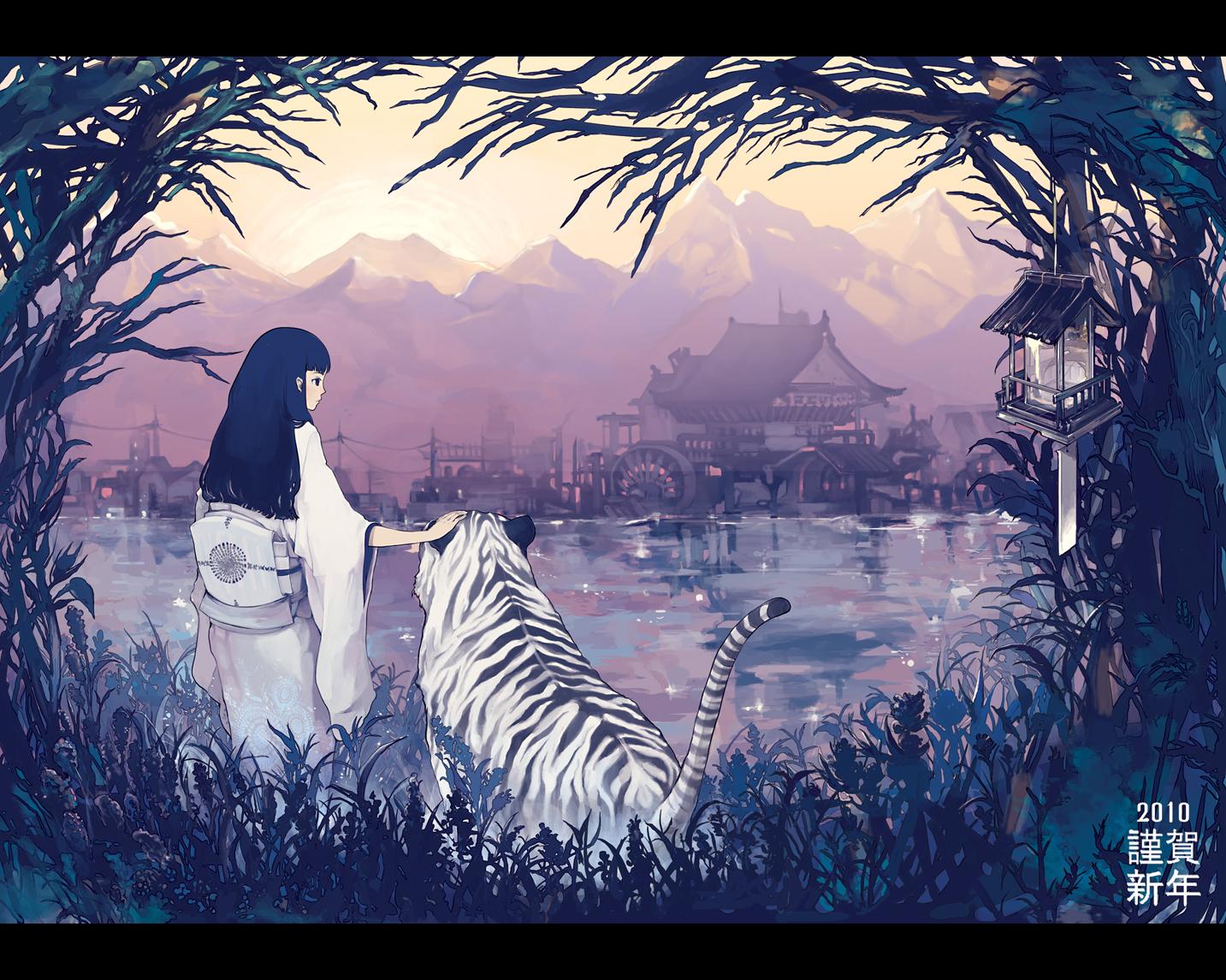 1433x1145 Japanese Anime Desktop Wallpaper