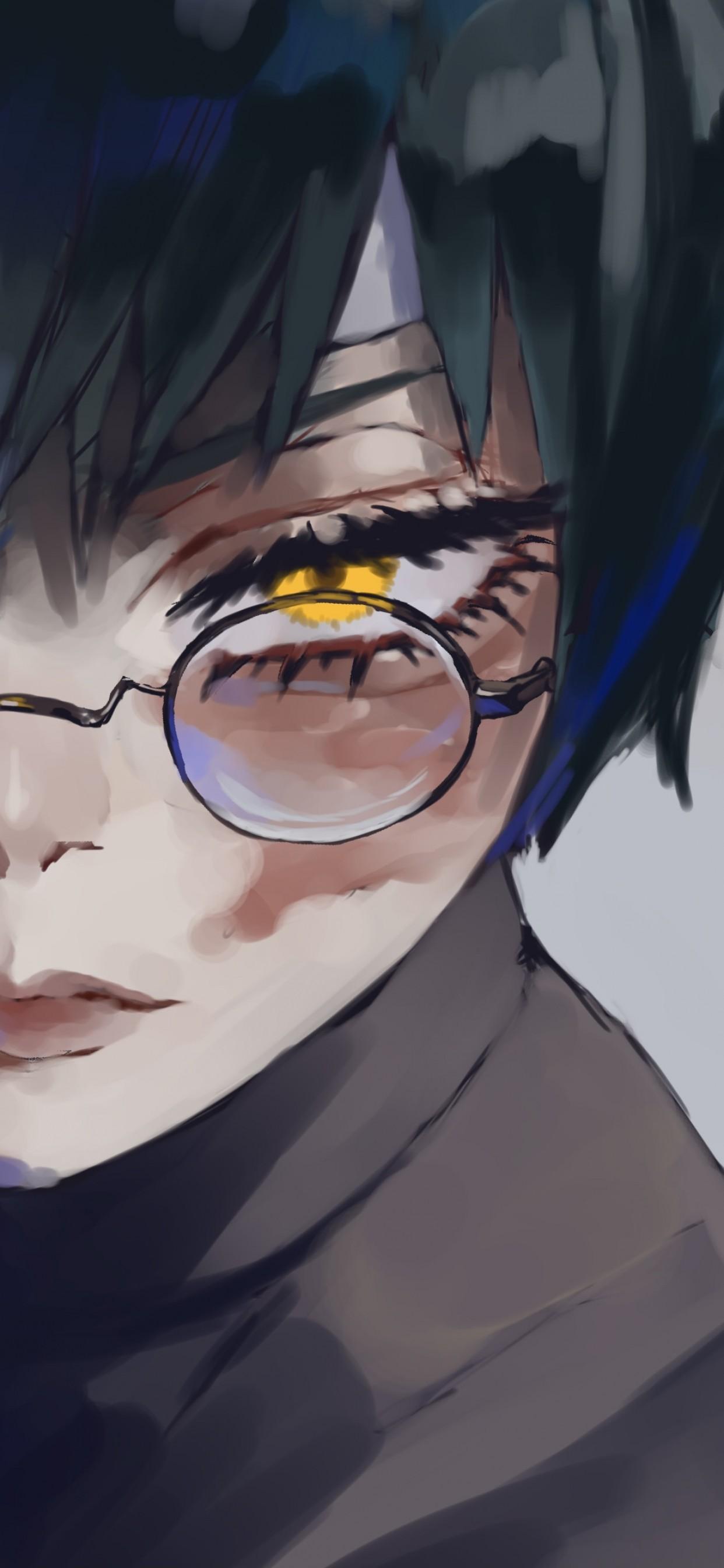 1242x2688 Download 1242x2688 Zenin Maki, Jujutsu Kaisen, Megane, Glasses, Cool, Face Portrait Wallpaper for iPhone 11 Pro Max & XS Max