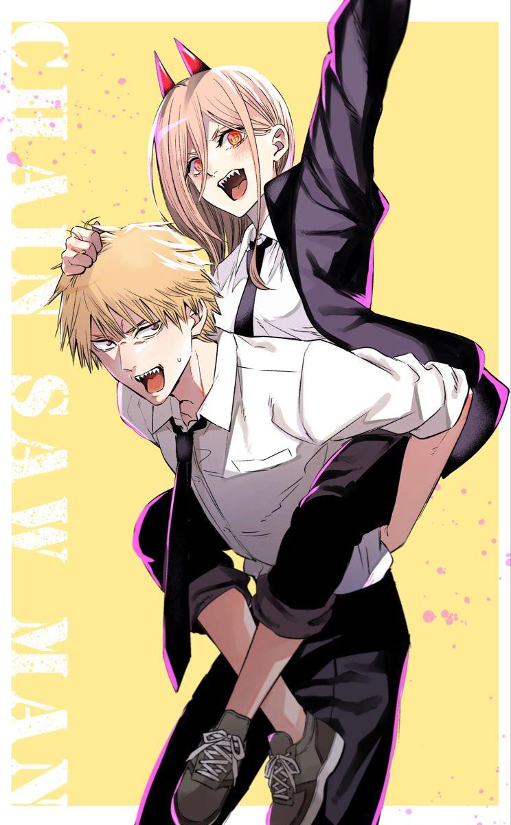 744x1200 金田陽介＠寄宿学校のジュリエット on Twitter. Power and denji, Denji and power, Chainsaw man