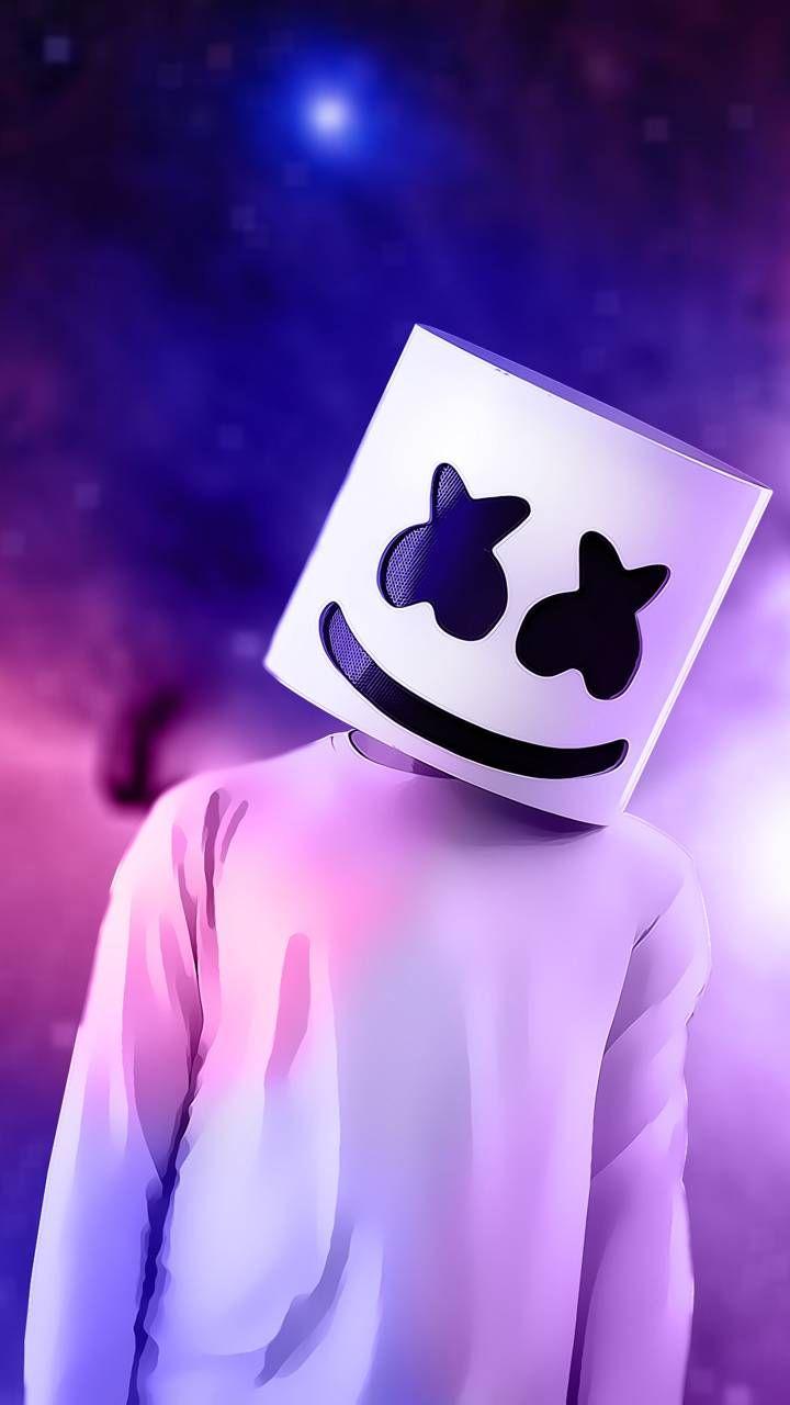 720x1280 Marshmello Galaxy Wallpaper
