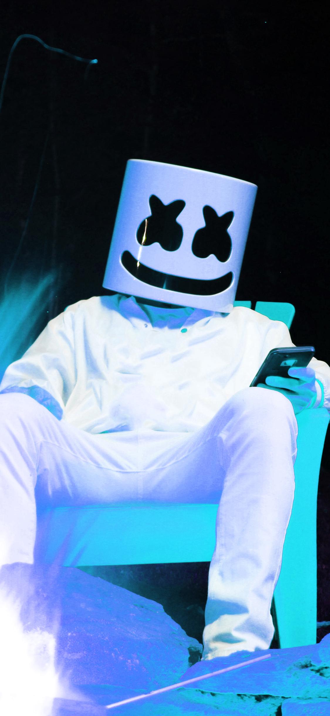 1125x2436 Marshmello Wallpaper For Mobile