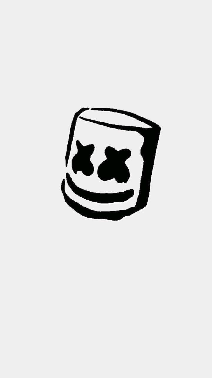 720x1280 Marshmello Logo Wallpaper