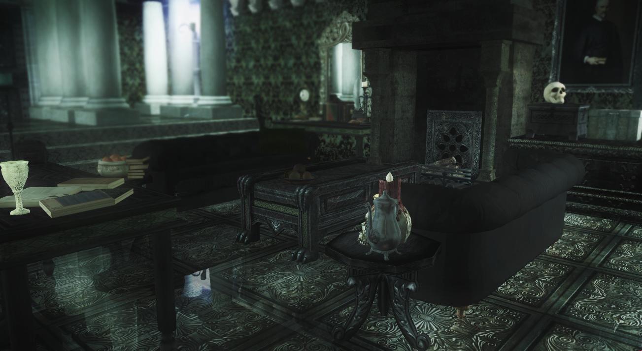 1303x714 Slytherin Common Room Wallpaper