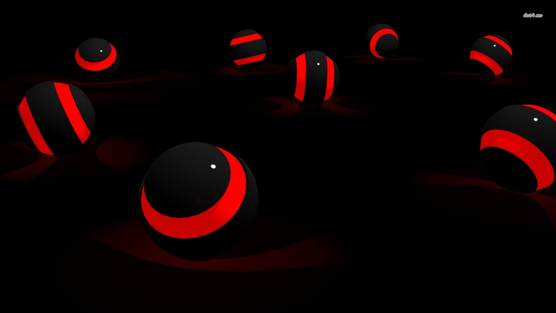 1920x1080 Free download Black Red striped Spheres wallpaper 3D wallpaper 15 [1920x1080] for your Desktop, Mobile & Tablet. Explore Black and Red 4K Wallpaper. Red Wallpaper Background, Black and White