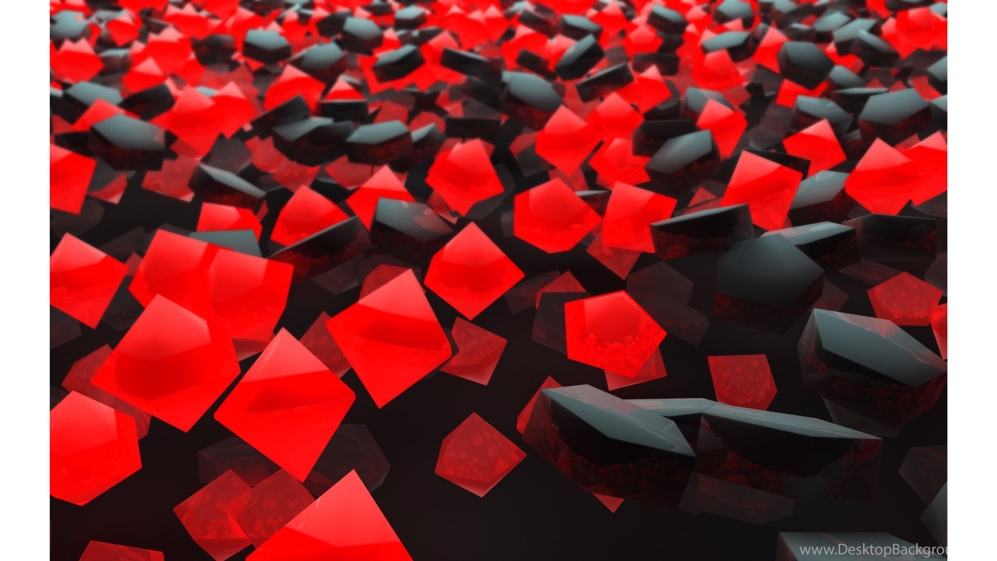 3840x2160 Black And Red Abstract 4K Wallpaper Desktop Background