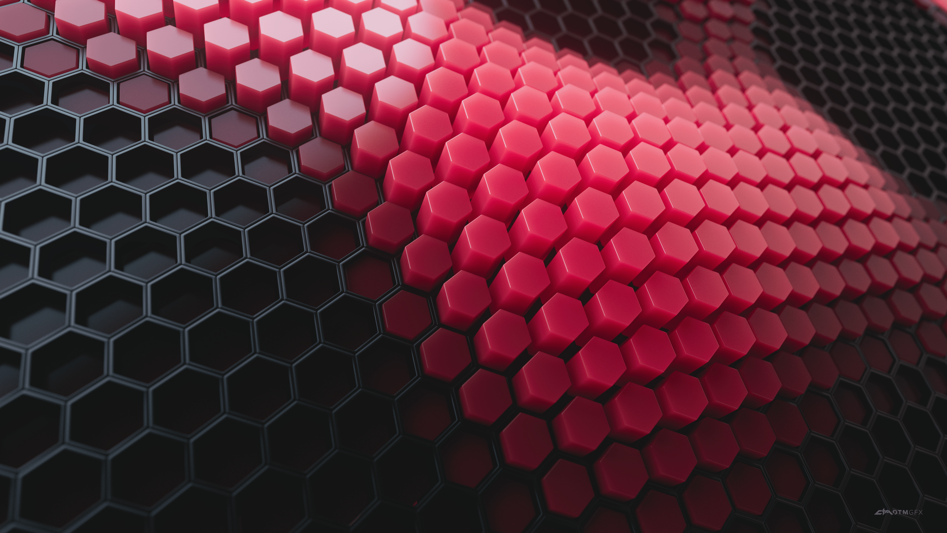 Red And Black Hexagon Wallpapers Top Free Red And Black Hexagon Backgrounds Wallpaperaccess