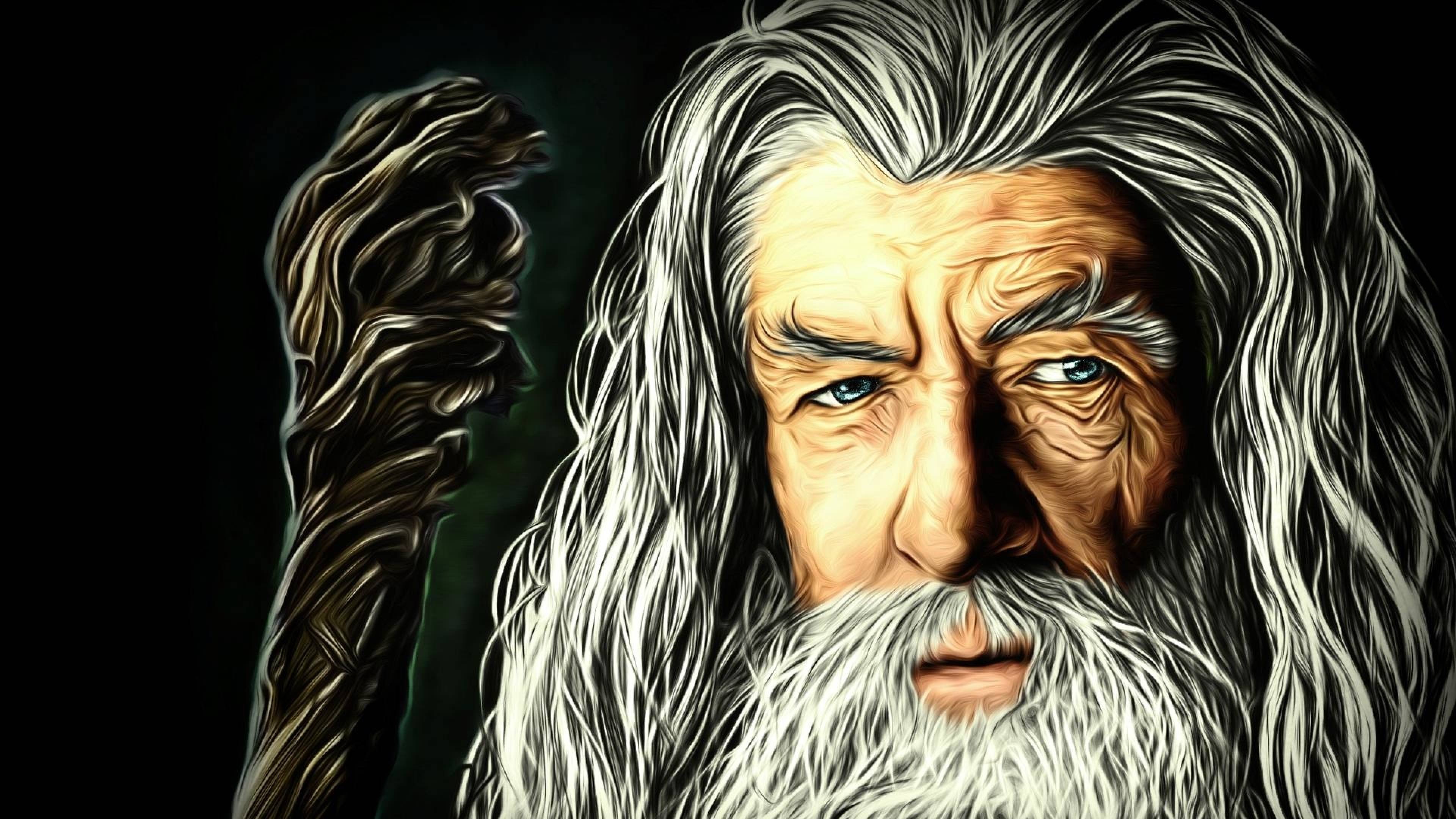 3840x2160 Gandalf The Lord of the Rings Artwork 4K Wallpaper, HD Fantasy 4K Wallpaper, Image, Photo and Background