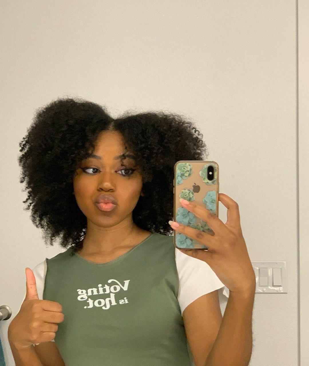 1080x1279 Riele Downs. Pretty black girls, Natural hair styles, Hair styles