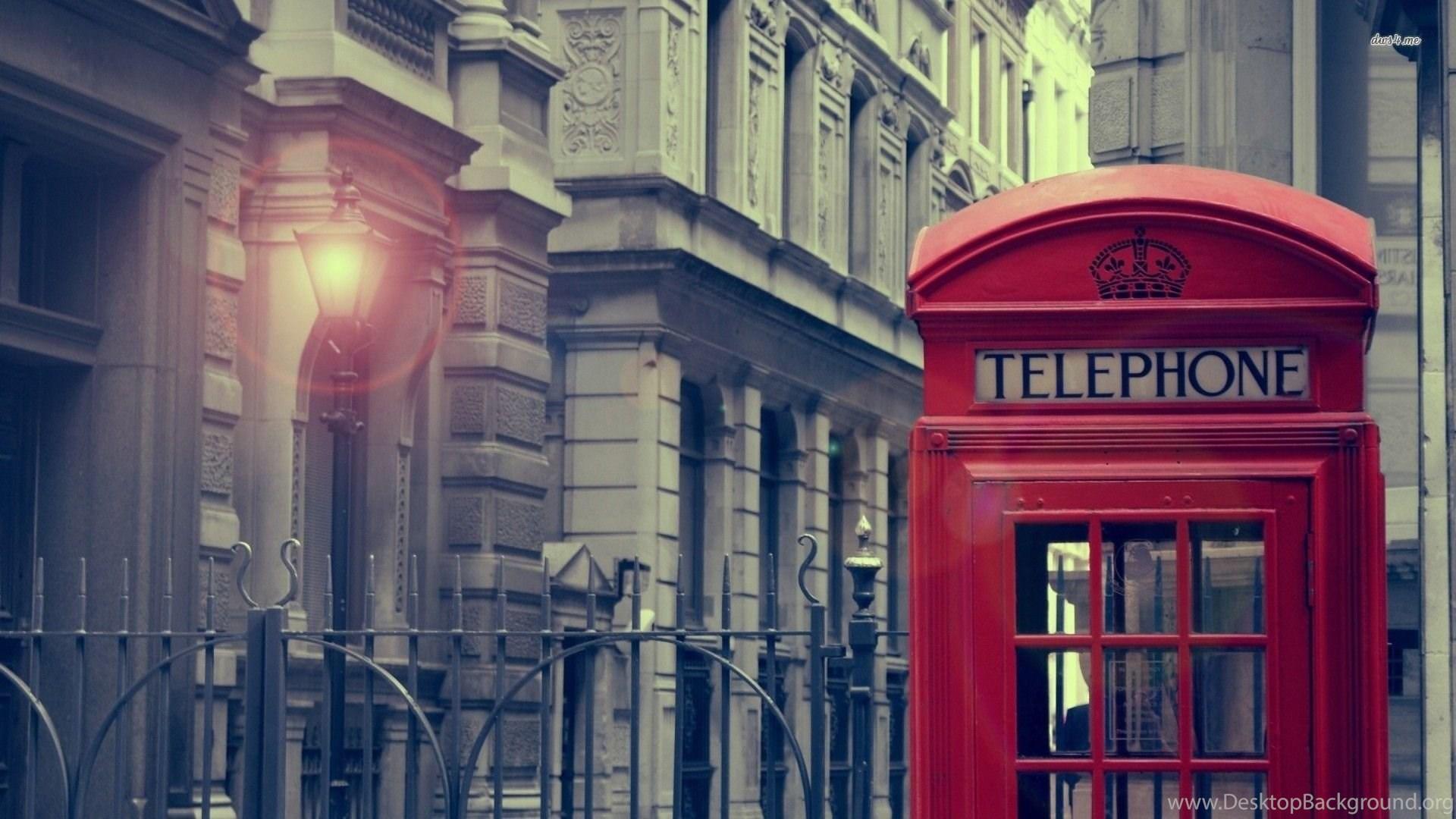 1920x1080 Red Telephone Box, London Wallpaper Photography Wallpaper Desktop Background