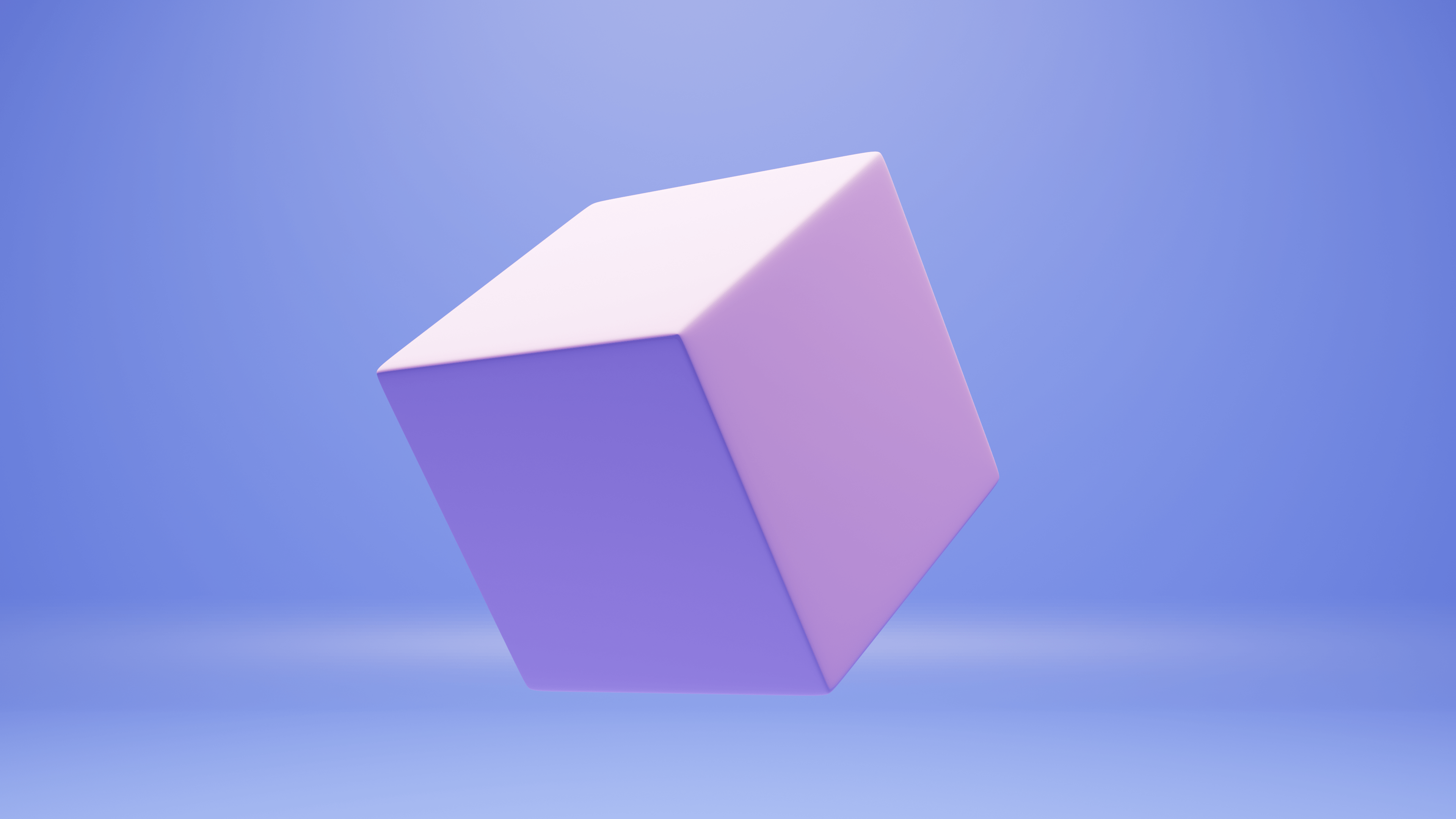 3840x2160 White Cube Wallpaper For Tech