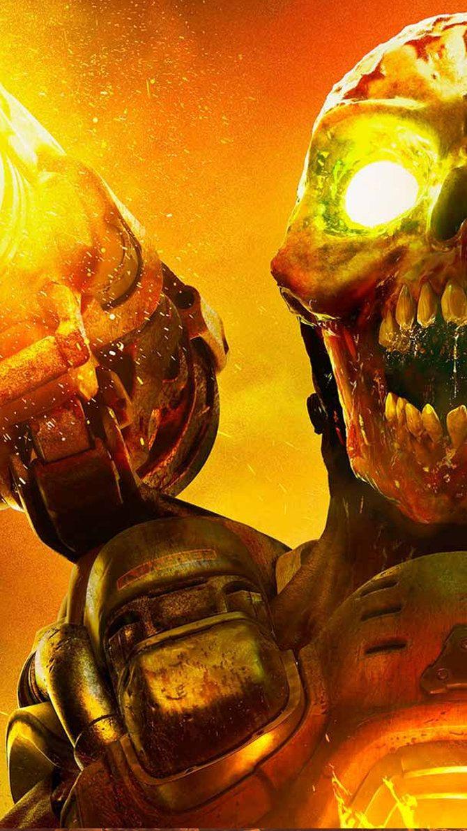 670x1191 Doom Mobile Wallpaper