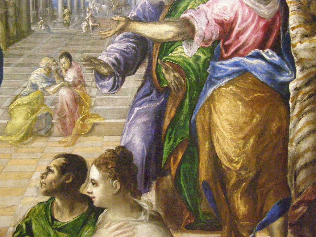 1024x768 El Greco, The Miracle of Christ Healing the Blind, c 1570