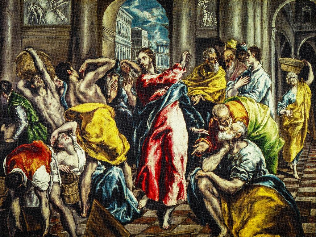 1024x768 El Greco of the Temple, 1600 at The Frick A