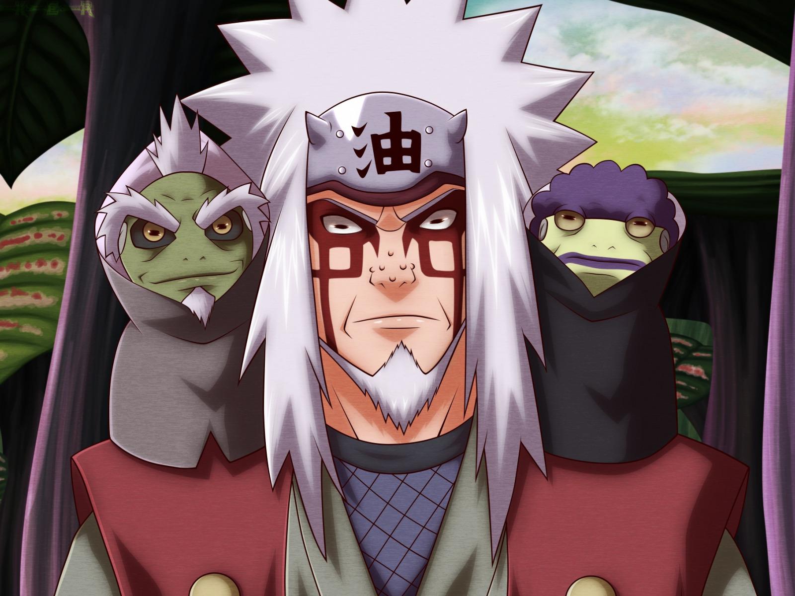 1600x1200 Download wallpaper Naruto, Naruto, toad, Jiraiya, section shonen in resolution 1600x1200