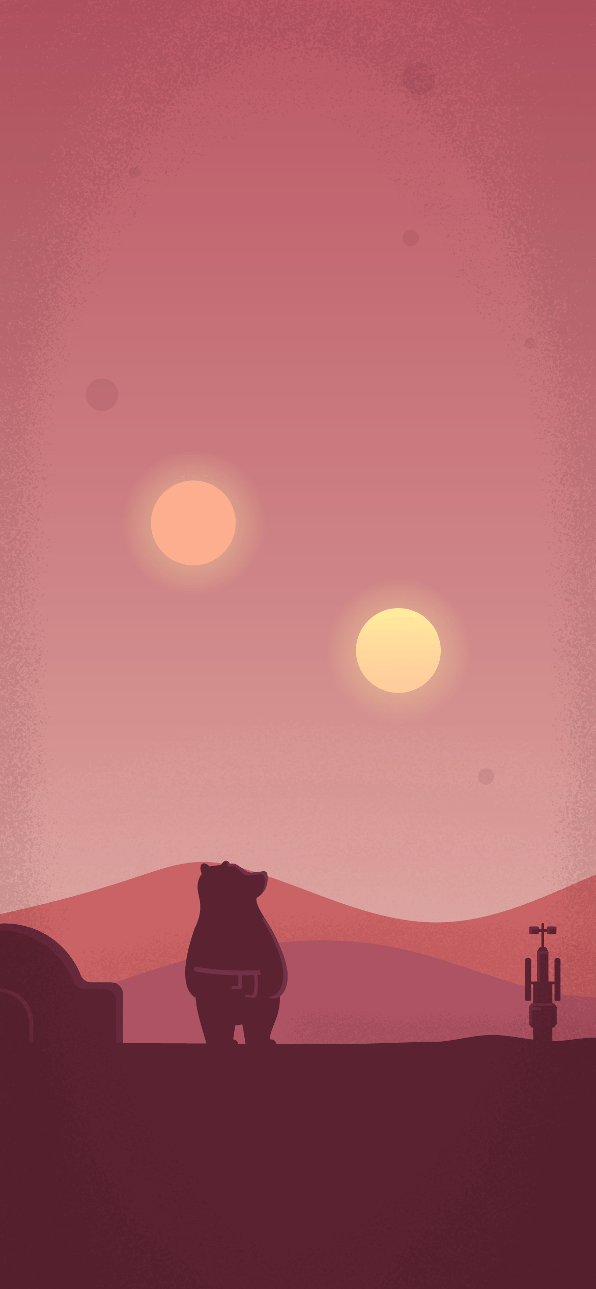 1171x2533 Bear Themed Wallpaper for your iPhone, iPad, and Mac