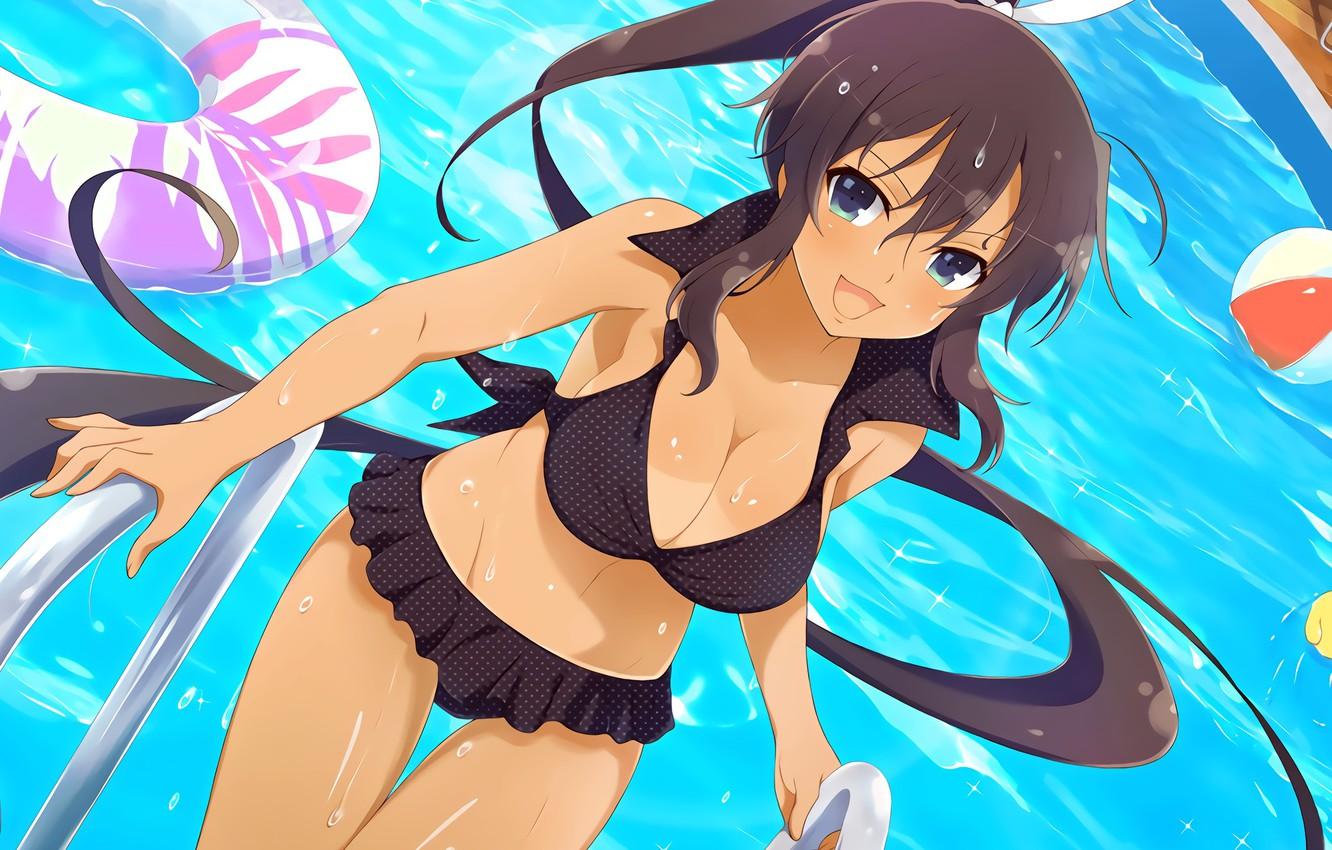 1332x850 Wallpaper Girl, Swimsuit, Senran Kagura image for desktop, section сэйнэн