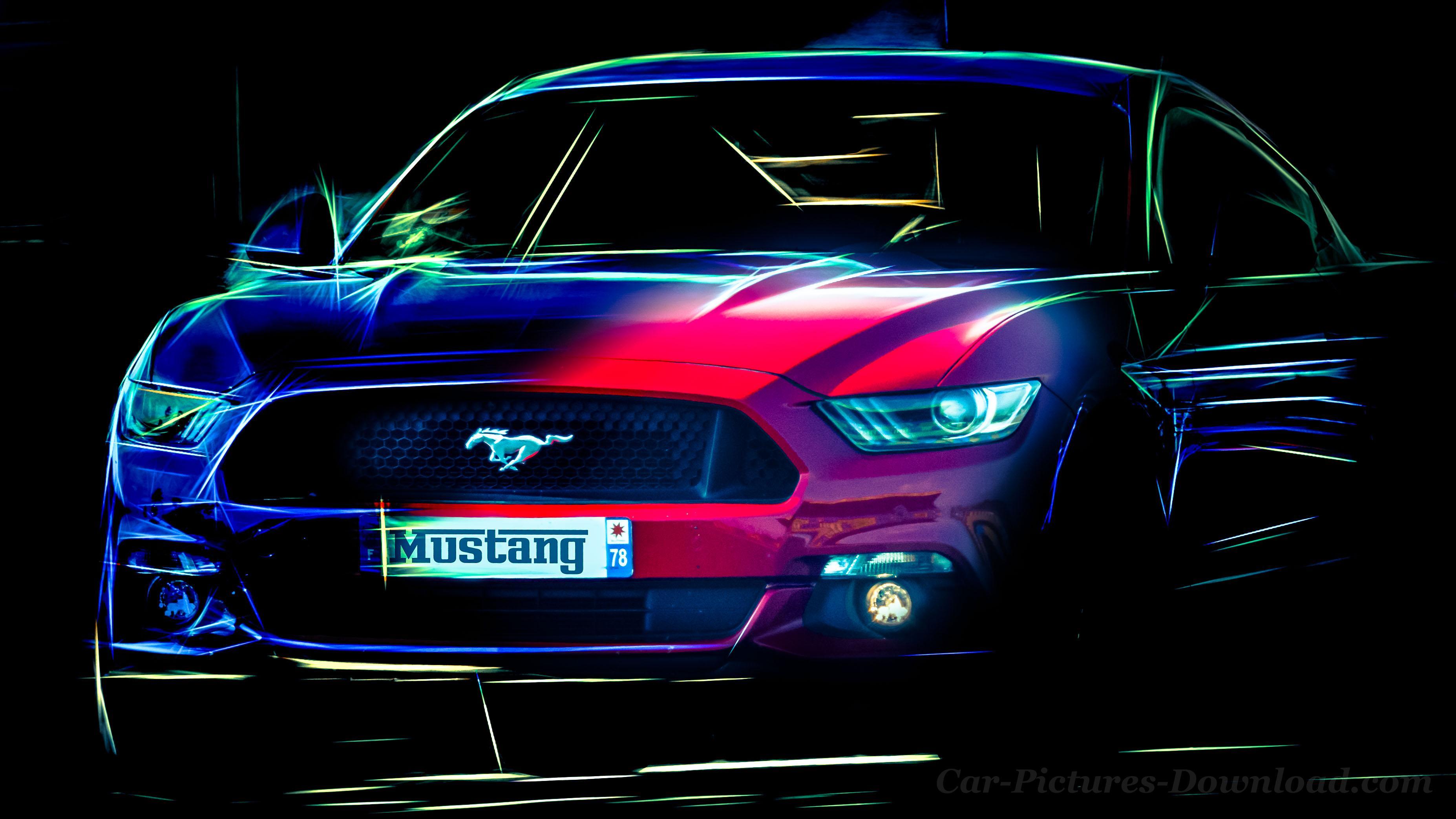 3709x2086 4k Desktop Mustang Wallpaper