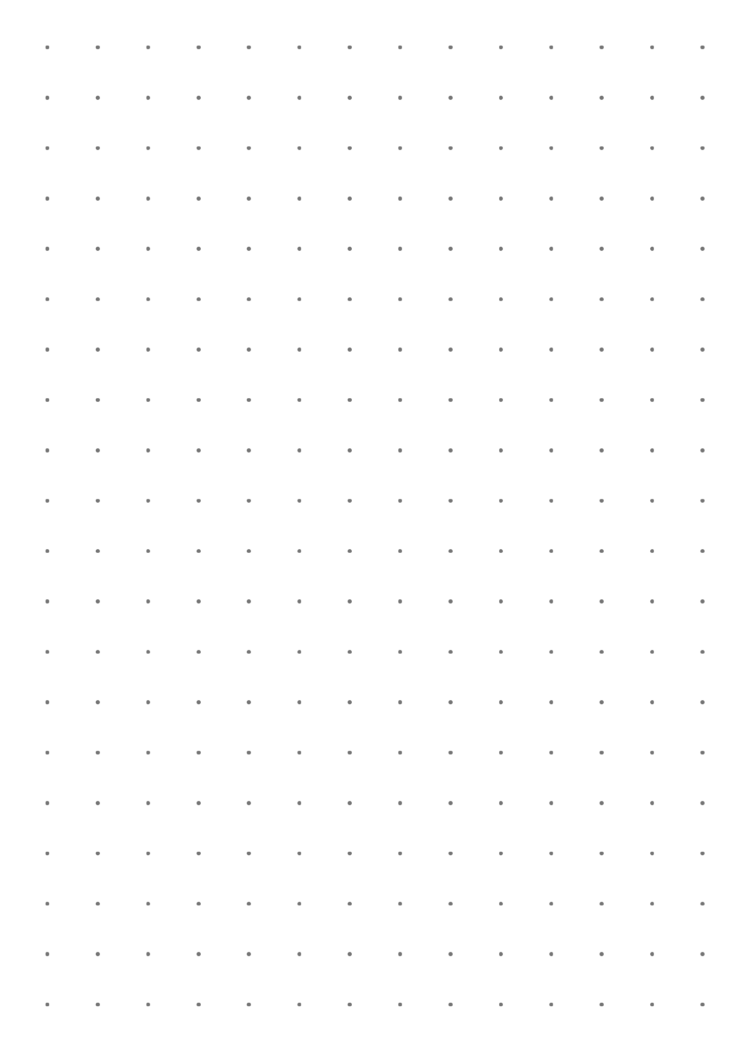 1455x2069 Printable Dot Grid Paper with 10 mm spacing PDF Download. Bullet journal paper, Paper template, Grid wallpaper