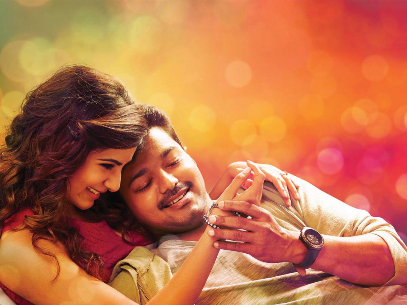 Hình nền 1366x1024 Theri - Vijay và Samantha dễ thương - 1366x1024 - Tải xuống Hình nền HD