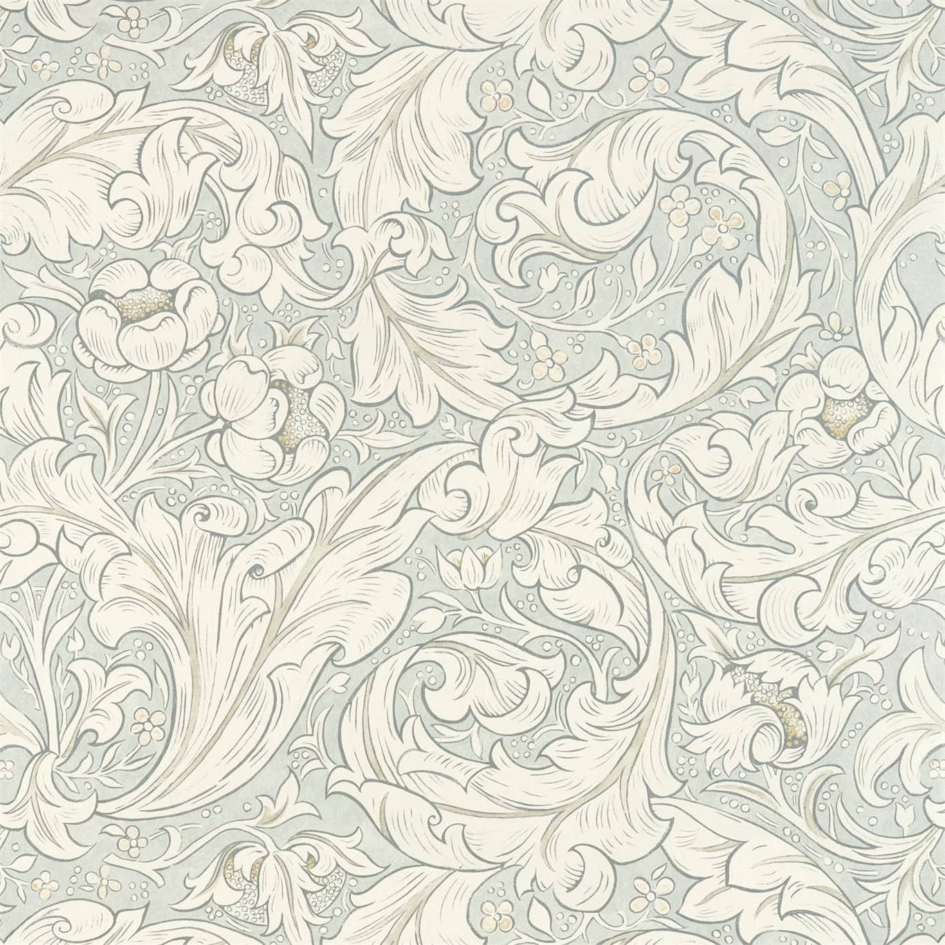 1366x1366 Morris & Co Bachelors Button Wallpaper