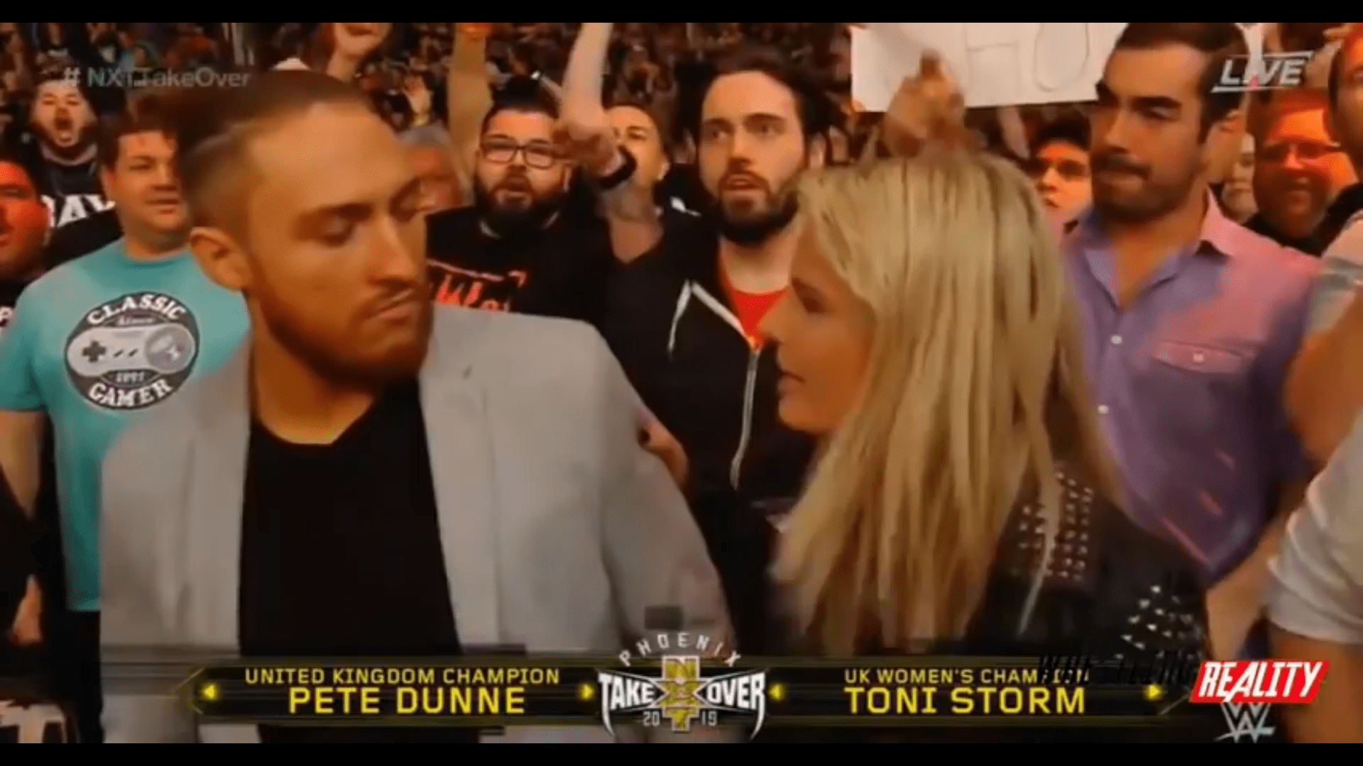 1920x1080 When pete dunne try to be professional and toni storm be like: WWE