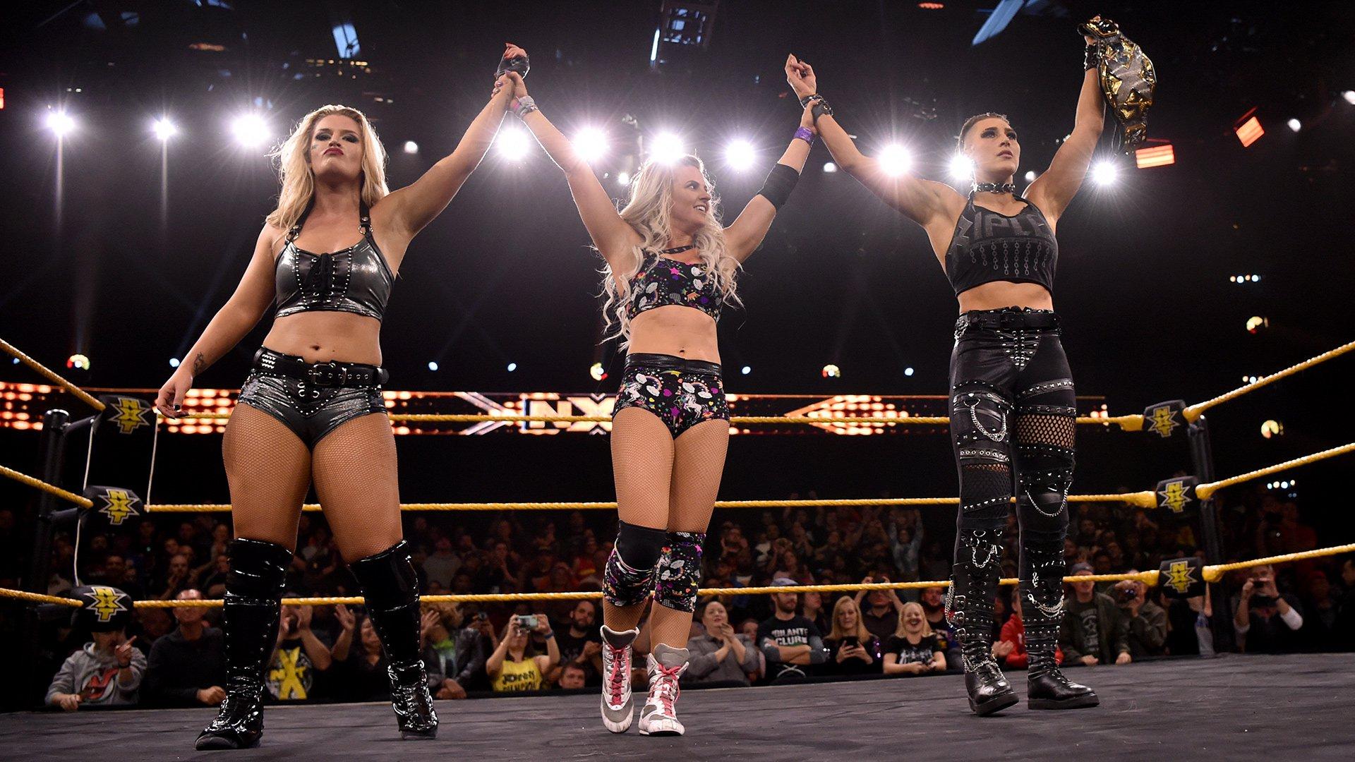 1920x1080 NXT Women's Champion Rhea Ripley, Toni Storm & Candice LeRae def .NXT UK Women's Champion Kay Lee Ray, Bianca Belair and Io Shirai &. Big Gold Belt Media. Wrestling, Movies
