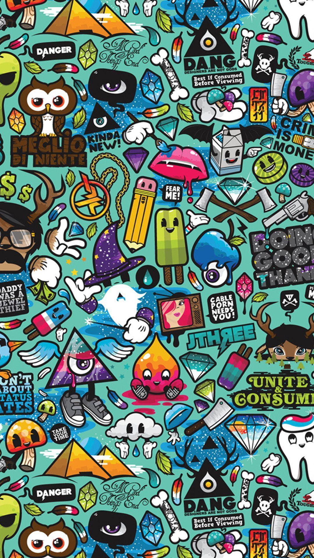 1080x1920 Doing good thanks Samsung (1080×1920). Ruang seni, Latar belakang, Pola doodle