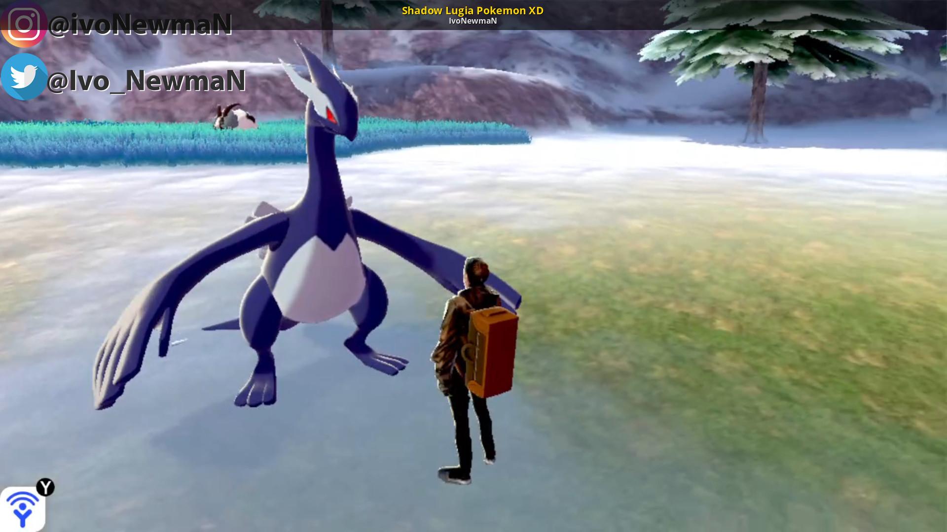 1920x1080 Shadow Lugia Pokemon XD [Pokemon Sword & Shield] [Mods]